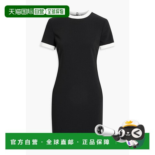 1h可退 香港直邮THEORY 希尔瑞 女士 绉纱迷你连衣裙 O0205607BLA