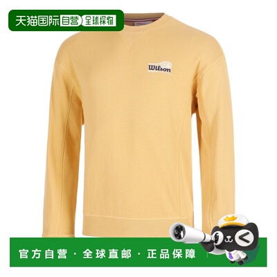 自营欧洲直邮Wilson威尔胜 Parkside男士金色棉质圆领卫衣