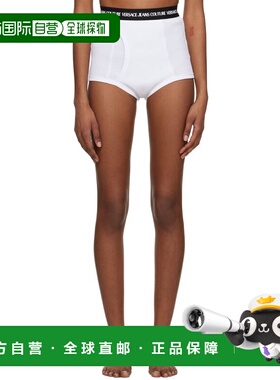 1h可退 香港直邮versace 范思哲 女士 白色短裤 E74HAD114EJ0060E