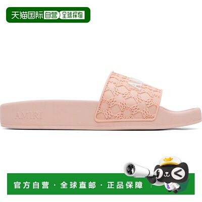 香港直邮AMIRI 女士 粉色 MA Quad 拖鞋 AWFOSL1002EveningSand