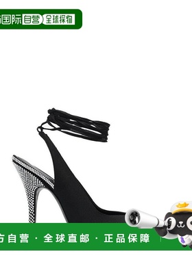 香港直邮The Attico 女士 长踝带高跟鞋 231WS032TV07水晶尖头