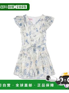 1h可退 香港直邮blumarine 女童 花瓣图案连衣裙童装 IA3060KT252