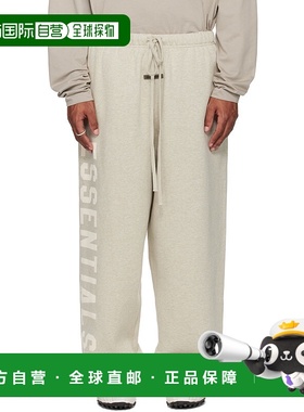 香港直邮Essentials 男士 米色 Lounge Fleece 运动裤 130SP25432