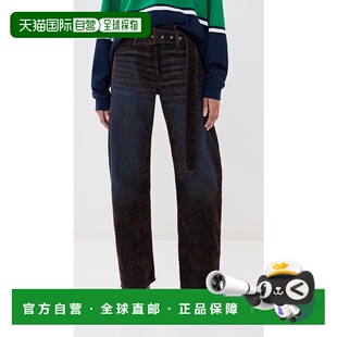 香港直邮Acne Studios 艾克妮 女士 Used Flock 牛仔宽松款裤子