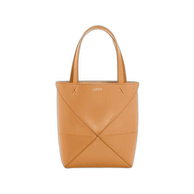 自营1h可退 欧洲直邮Loewe/罗意威 PuzzleFold女士迷你沙黄色小牛