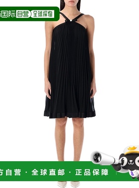 香港直邮versace 范思哲 女士 百褶连衣裙 10176691A12759