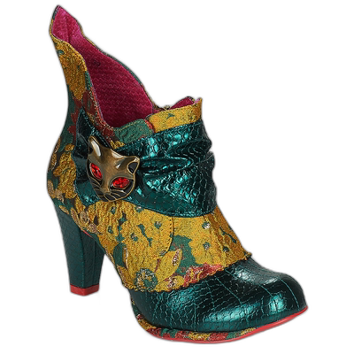 欧洲直邮Irregular Choice 女士 短筒靴 MIAOW