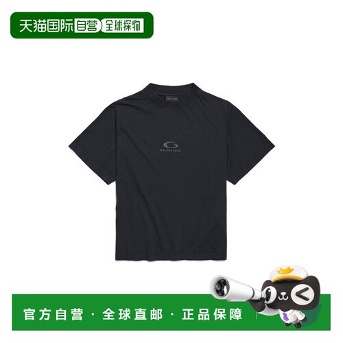 自营欧洲直邮Balenciaga巴黎世家 Loop Sports Icon女士logo短袖T