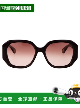 1h可退 香港直邮Chloe 蔻依 女士 徽标太阳镜 CH0236S red红色 舒