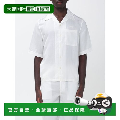 香港直邮DIESEL 男士衬衫 A202140PGBS129 SS2026 乳白色 Camicia