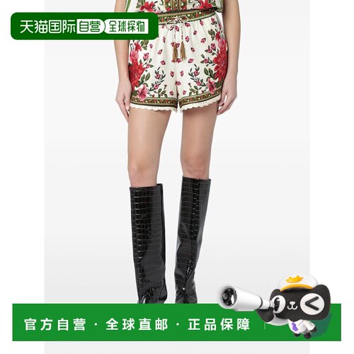 香港直邮FARM RIO 女士 WONDER 里约沙色短裤 34417026106亚麻