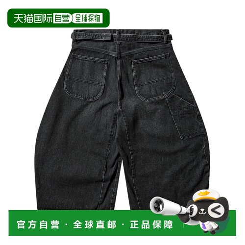 1h可退 香港直邮SACAI 男士短裤 2603969M001 SS2026 黑色 牛仔短