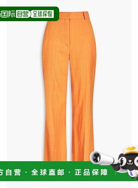 香港直邮Sandro 女士 De poudre 喇叭长裤 SFPPA00869CITROUILLE
