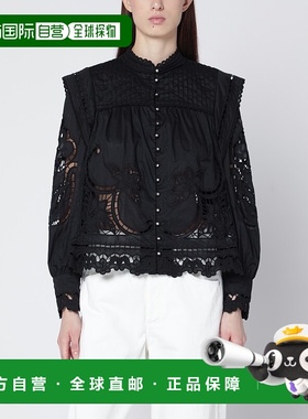 香港直邮FARM RIO 女士 Richelieu 黑色棉质衫 351180COL0002