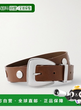 1h可退 香港直邮The Frankie Shop 女士 Perth 铆钉皮带腰带 BEFS