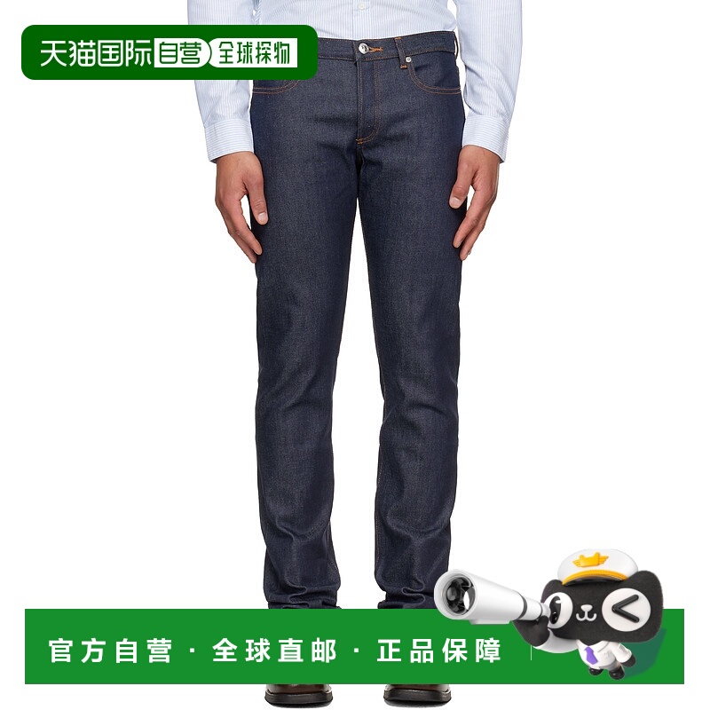 香港直邮A.P.C. 男士 海军蓝 Petit Standard 牛仔裤 COZZIM09002