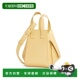 23新款 Loewe 罗意威 Hammock女士香草黄小牛皮斜挎手提包