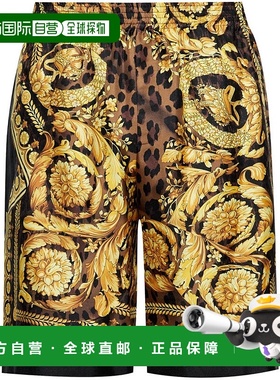 欧洲直邮VERSACE 男士短裤10024761A118965N440男装休闲裤