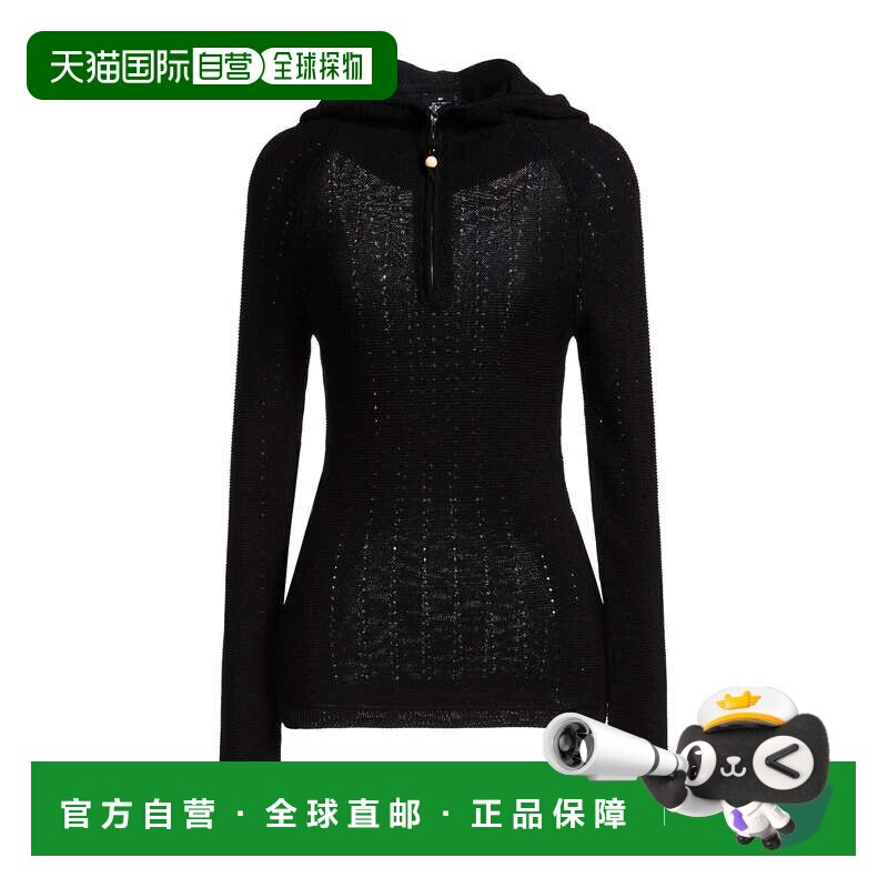 香港直邮Etro 艾特罗 女士 毛衣 BLACK 黑色时尚舒适帽衫
