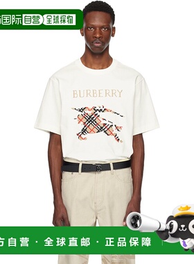 1h可退 香港直邮Burberry 巴宝莉 男士 灰白色 Cross Stitch EKD