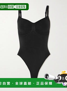 1h可退 香港直邮SKIMS 女士 Sculpt Thong - Onyx 无缝连体衣 BDT