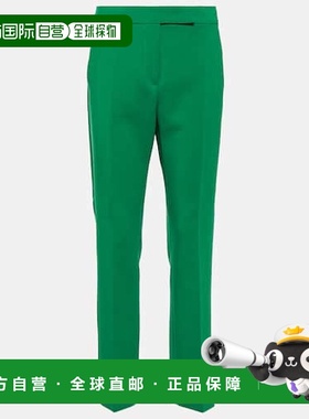 1h可退 香港直邮MaxMara 麦斯玛拉 女士 Fuoco 短款羊毛混纺长裤