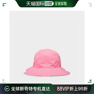 欧洲直邮maison kitsunOly Reversible Hat in Pink Canvas