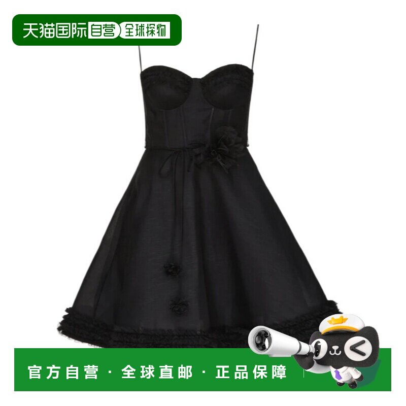 1h可退 香港直邮Zimmermann Luna 荷叶边迷你连衣裙 7569DS261