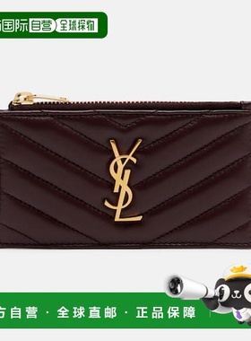 香港直邮Saint Laurent 圣罗兰 女士 Cassandre 皮革卡套