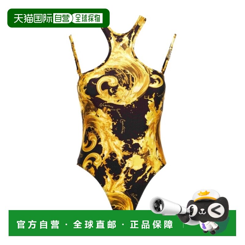 Versace 细肩带连体衣 80HAM211JS532性感吊带 【付后1h可退】