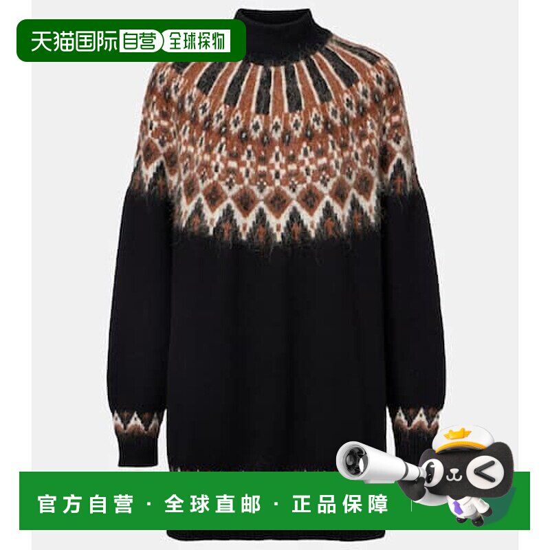香港直邮Staud 女士 Liza 'Fair Isle' 羊毛混纺针织连衣裙