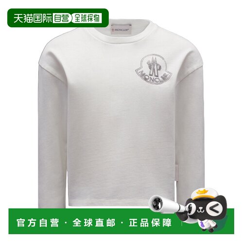 1h可退 香港直邮Moncler 徽标长袖T恤 H29548D0000983092