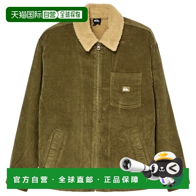 欧洲直邮QUIKSILVER 男士夹克 0033289GRAPELEAF CO 绿色