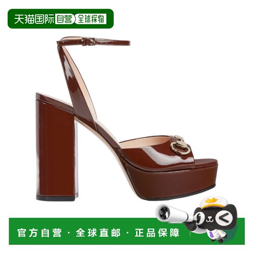 1h可退 香港直邮Gucci 马衔扣厚底凉鞋 795224BNC00古驰