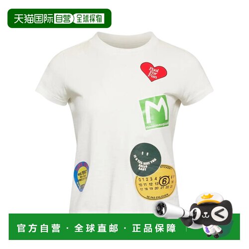 香港直邮MM6 MAISON MARGIELA 女士短袖T恤 S52GC0373M20050101