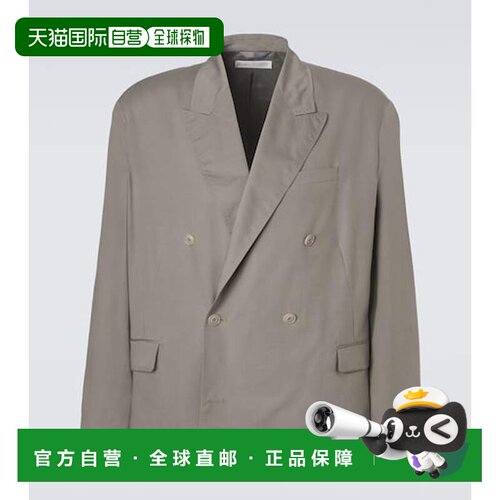 香港直邮Our Legacy 男士 Halt 双排扣西装外套 grey灰色 舒适时