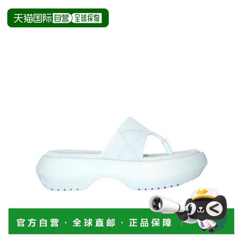 香港直邮Acne Studios 徽标圆头厚底高跟拖鞋 AD0516