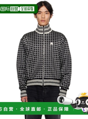 香港直邮AMIRI 男士 黑色 & 白色 MA Quad 运动夹克 AMOUTJ1010