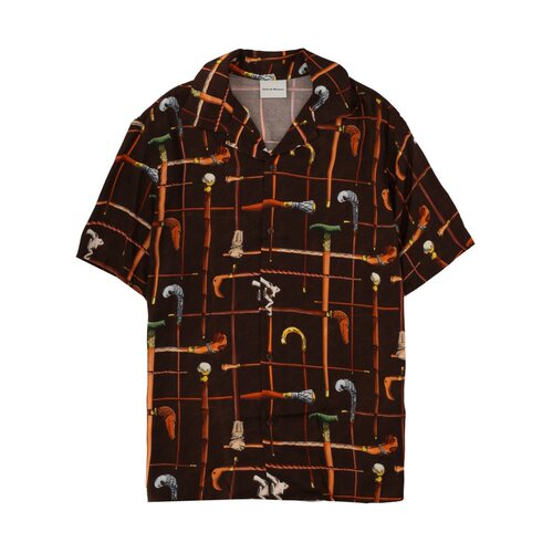 1h可退 欧洲直邮Drole De Monsieur 男士衬衫 SH230VI033BROWN SS