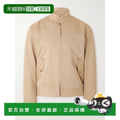 1h可退 香港直邮Gabriela Hearst 男士 Harrington 棉质斜纹布夹