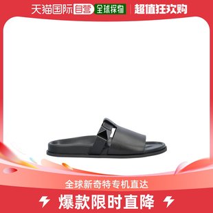 香港直邮Valentino 铆钉拖鞋 99新未使用 1Y2S0G21YYB