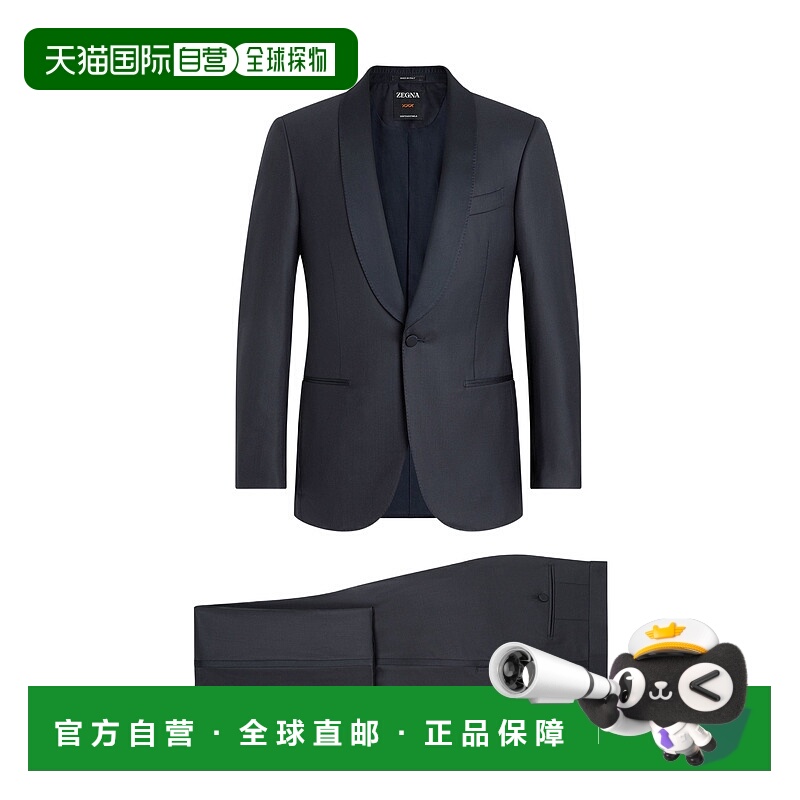 香港直邮Zegna Centoventimila单排扣羊毛西装套装 622N22A621E