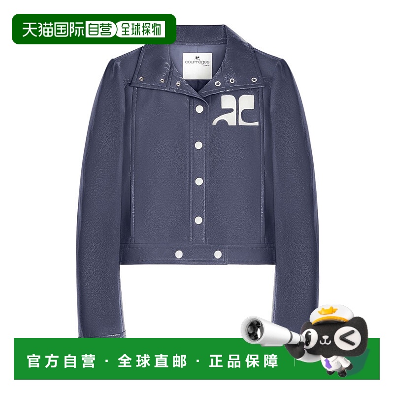 香港直邮Courreges 翻领长袖休闲夹克 223CBL005VY0014