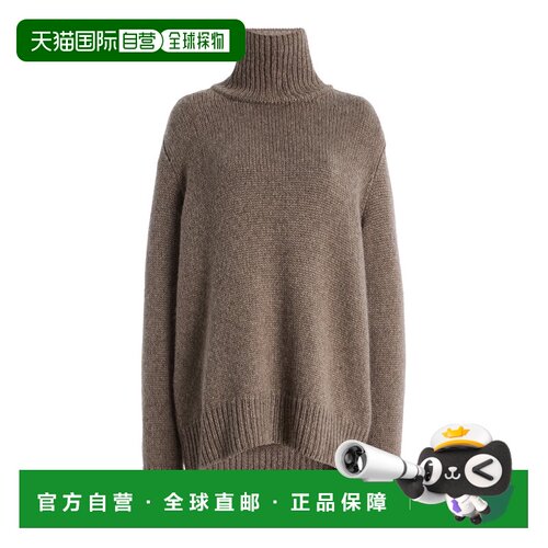 香港直邮The Row 女士 Plira 羊绒高领毛衣 grey灰色 舒适时尚