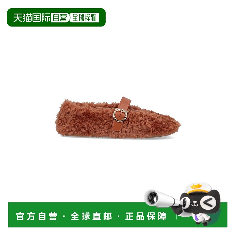 欧洲直邮ferragamo 女士 乐福鞋菲拉格慕羊毛