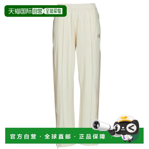 欧洲直邮Calvin Klein Jeans衣服女运动裤/慢跑裤米色STRETCH TER