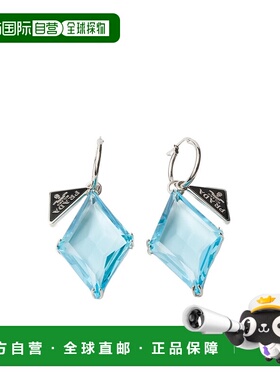 香港直邮Prada 金属和玻璃配饰耳环耳坠 1IO3452HNI