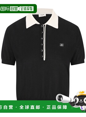 1h可退 香港直邮Celine 短袖Polo衫 RY0LZ0W27.