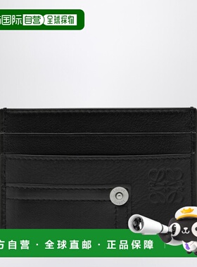 香港直邮LOEWE 罗意威 女士 Panta 简约皮革卡套(黑色) C643322X5