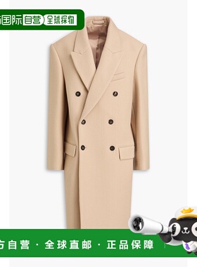 1h可退 香港直邮wardrobenyc 女士 双排扣羊毛毡大衣 W4030R09BIS
